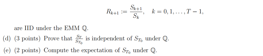 金融数学代考