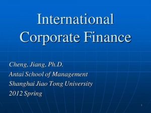 study of corporate finance代写