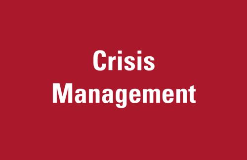 Crisis Management代写