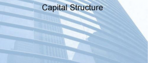 Capital Structure代写