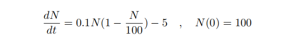 微分方程Assignment代写