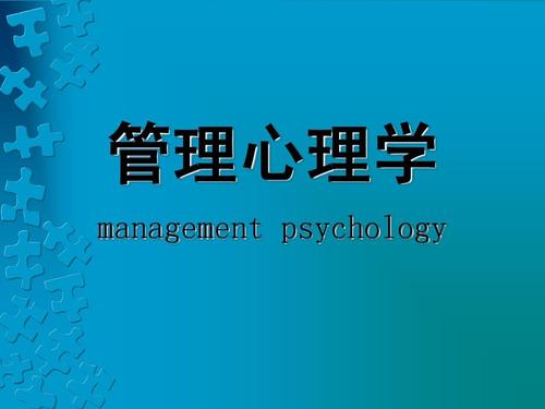 Management Psychology代写